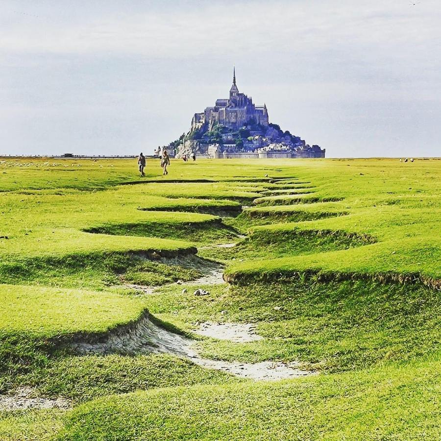 Baie Mt St Michel , Jullouville , Villa Caprice Rdc , 50 M Mer ,7 Pers , Pres Plage Dday Buitenkant foto